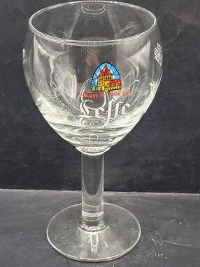 Leffe Beer Chalice Glasses 33cl – Stemmed Goblet – 7.5" Tall